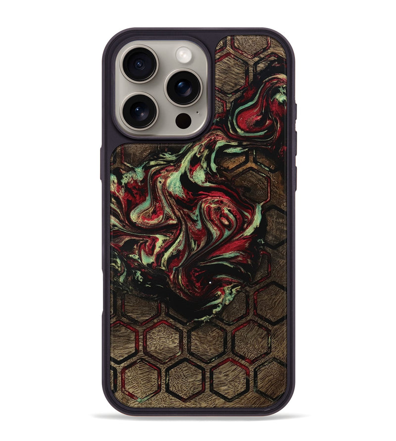iPhone 16 Pro Max Wood Phone Case - Marlin (Pattern, 782187)