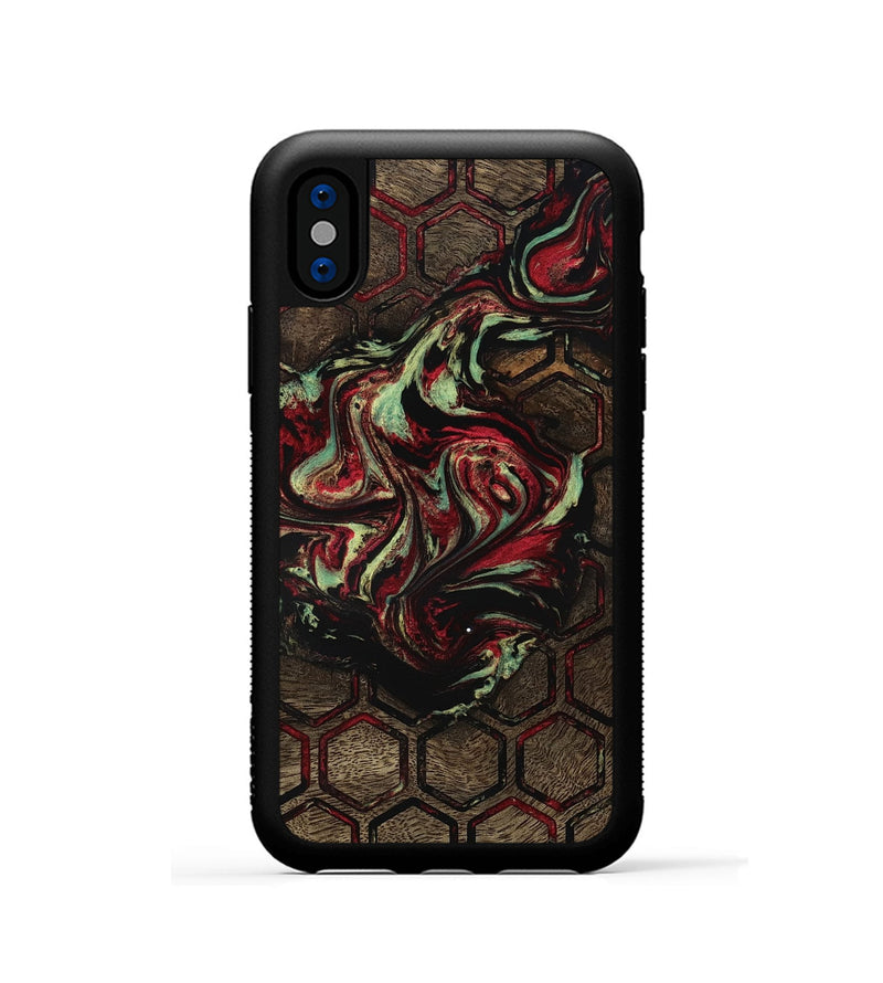 iPhone Xs Wood Phone Case - Marlin (Pattern, 782187)