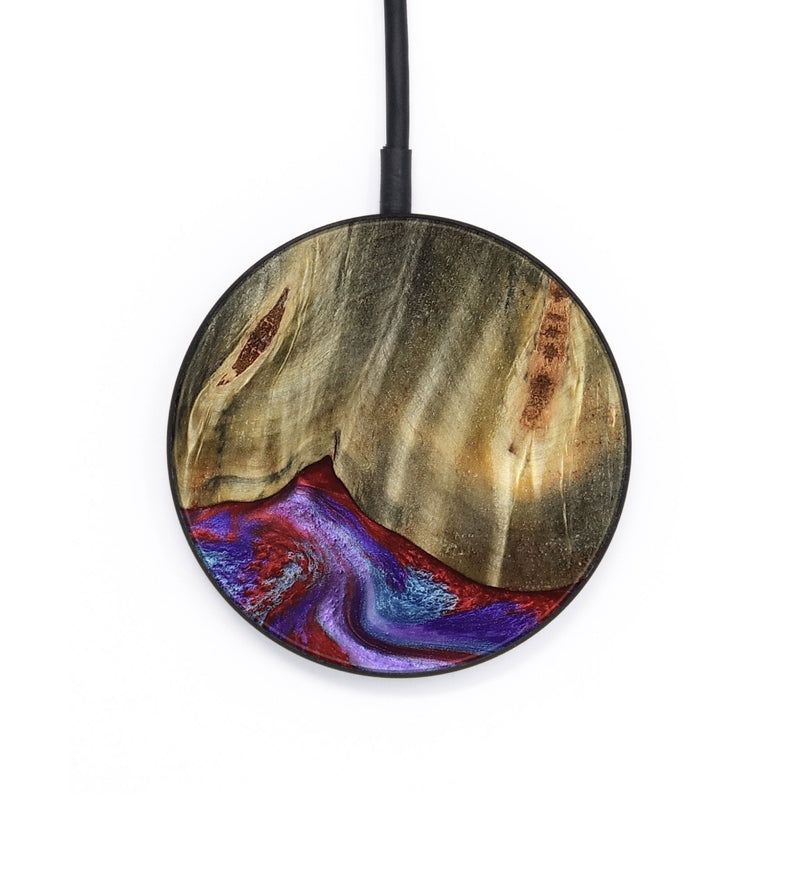 Circle Wood Wireless Charger - Moriah (Red, 782197)