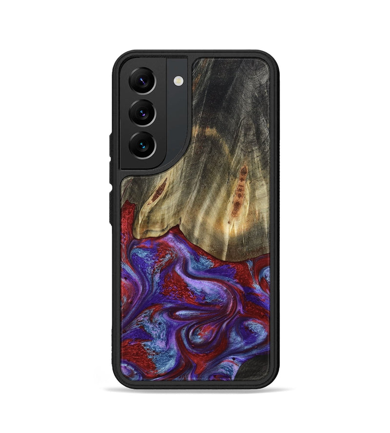 Galaxy S22 Wood Phone Case - Moriah (Red, 782197)