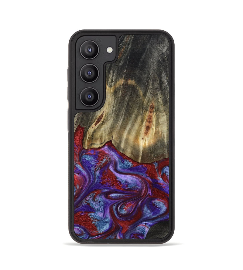 Galaxy S23 Wood Phone Case - Moriah (Red, 782197)