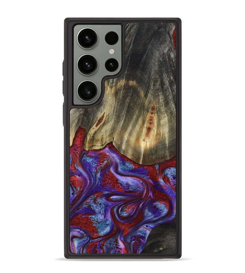 Galaxy S23 Ultra Wood Phone Case - Moriah (Red, 782197)