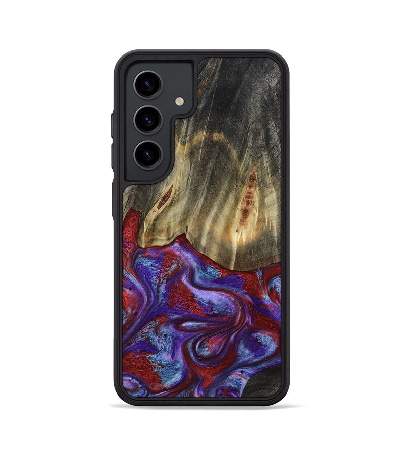 Galaxy S24 Wood Phone Case - Moriah (Red, 782197)