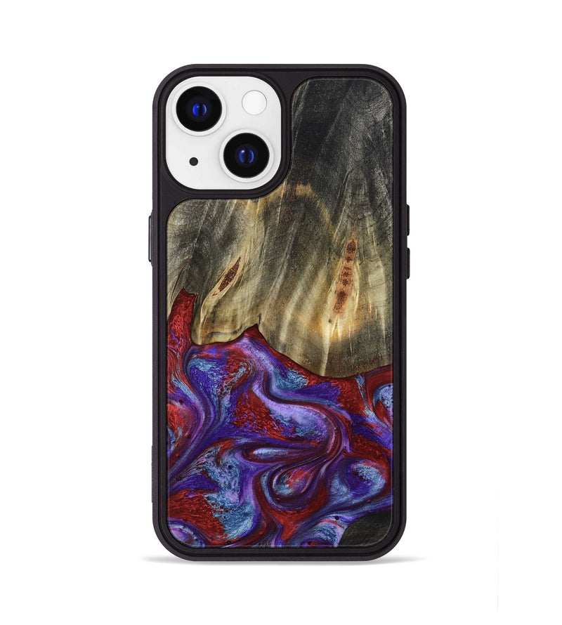 iPhone 13 Wood Phone Case - Moriah (Red, 782197)