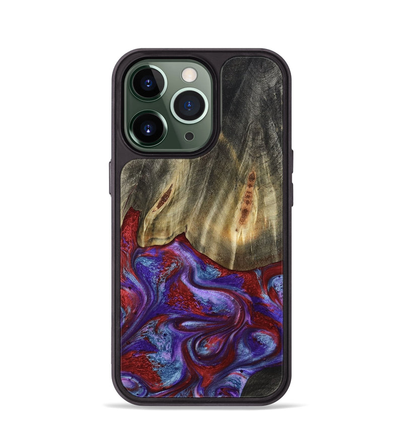 iPhone 13 Pro Wood Phone Case - Moriah (Red, 782197)