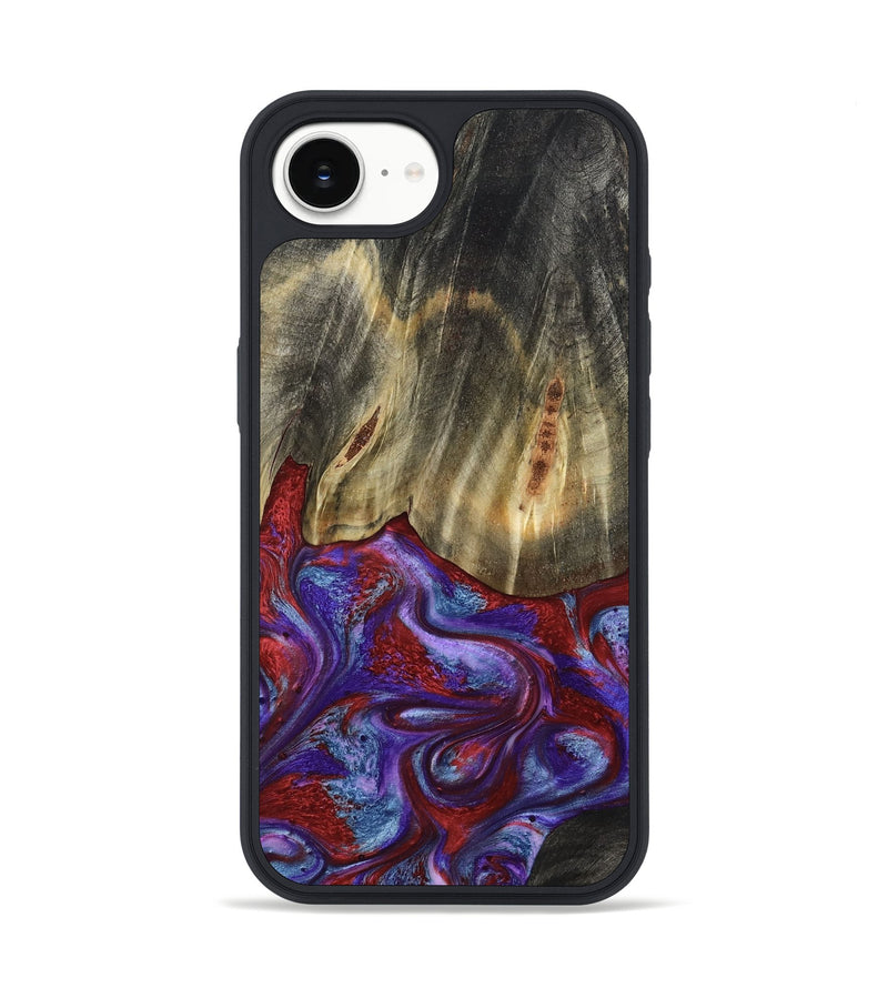 iPhone 16e Wood Phone Case - Moriah (Red, 782197)