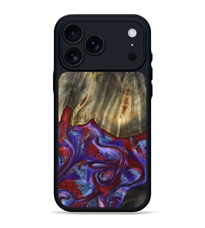 iPhone 17 Pro Max Wood Phone Case - Moriah (Red, 782197)