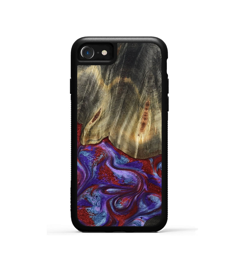 iPhone SE Wood Phone Case - Moriah (Red, 782197)