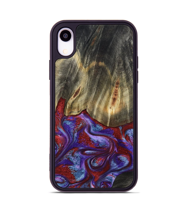 iPhone Xr Wood Phone Case - Moriah (Red, 782197)