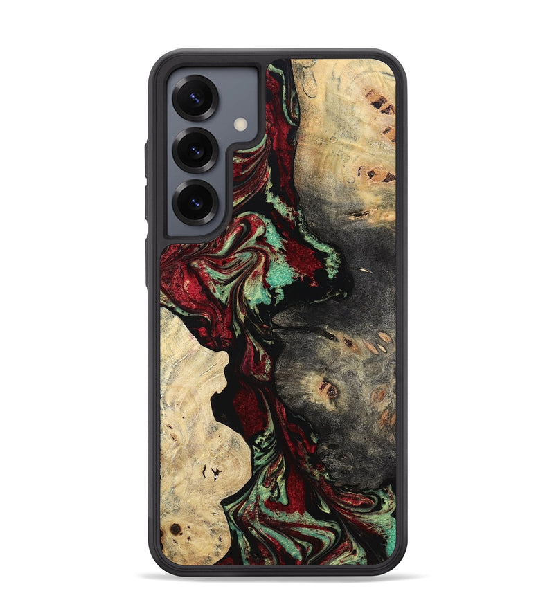 Galaxy S25 Plus Wood Phone Case - Iyanna (Red, 782198)