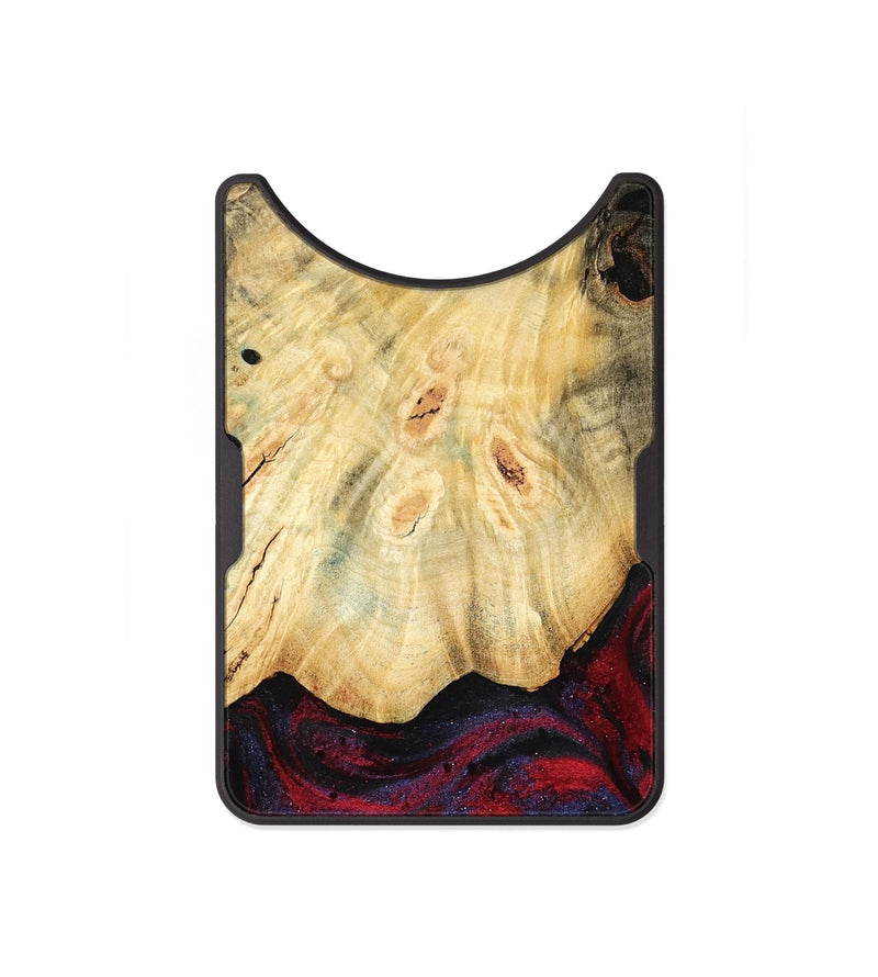 Alloy Wood Wallet - Zackary (Red, 782201)