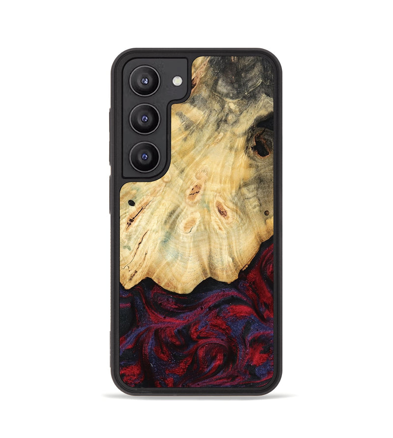 Galaxy S23 Wood Phone Case - Zackary (Red, 782201)