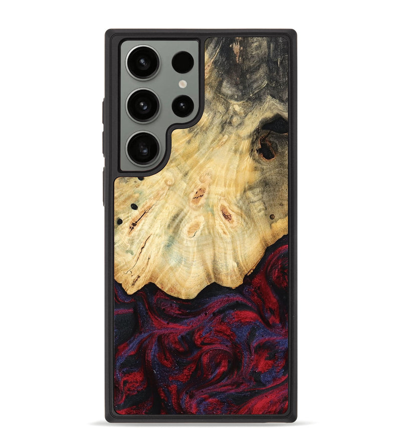 Galaxy S23 Ultra Wood Phone Case - Zackary (Red, 782201)