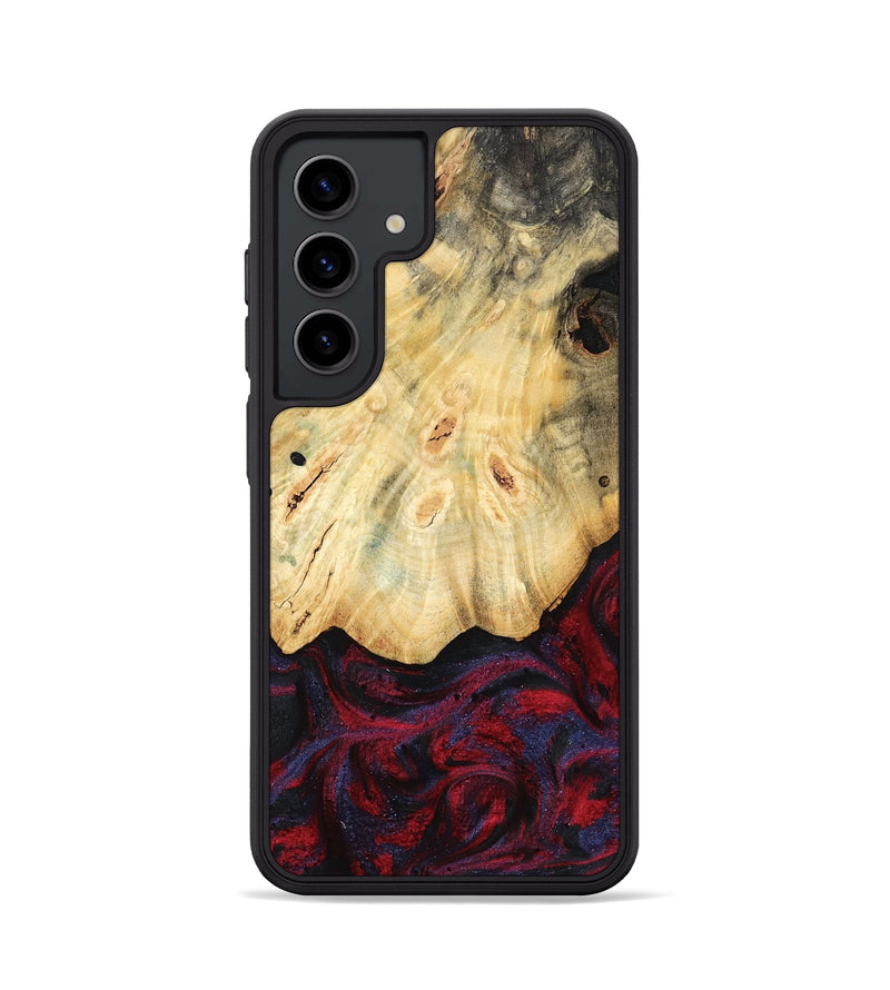 Galaxy S24 Wood Phone Case - Zackary (Red, 782201)