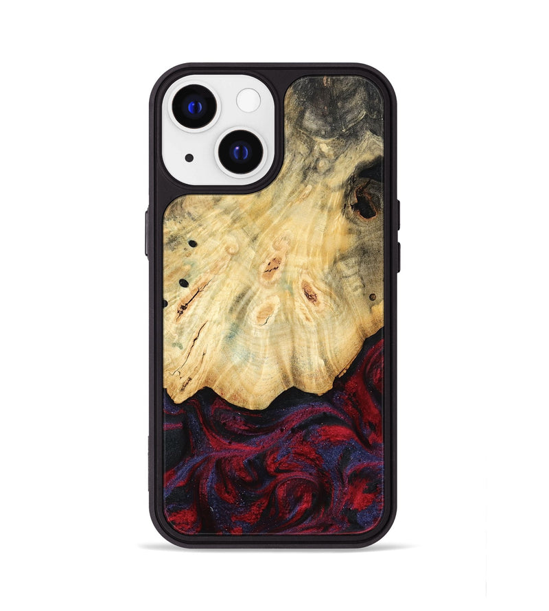 iPhone 13 Wood Phone Case - Zackary (Red, 782201)