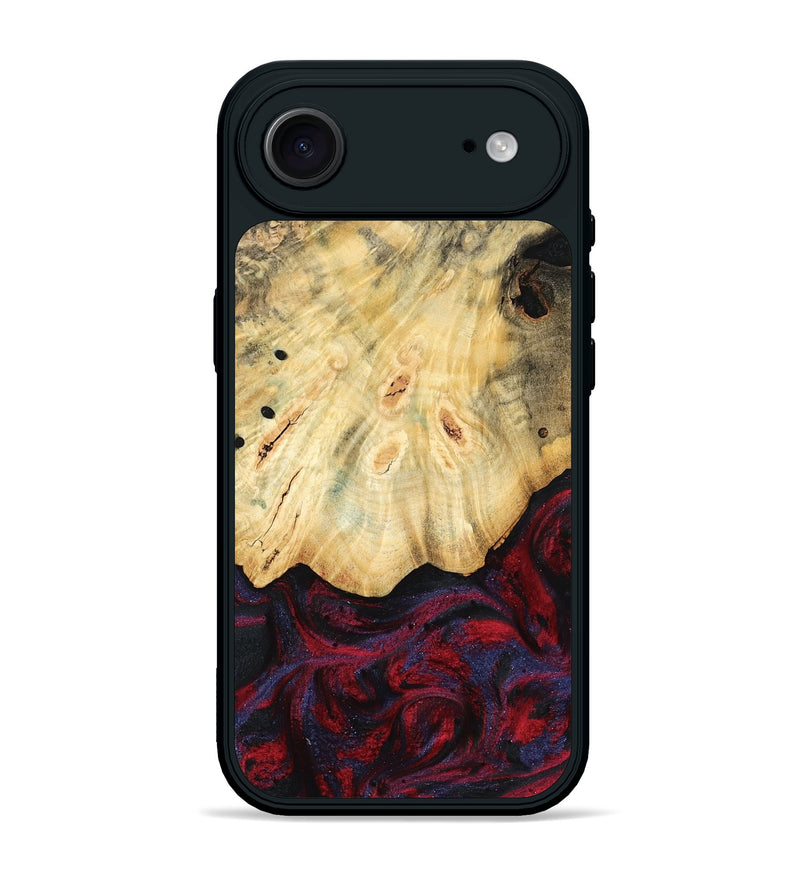 iPhone 17 Air Wood Phone Case - Zackary (Red, 782201)