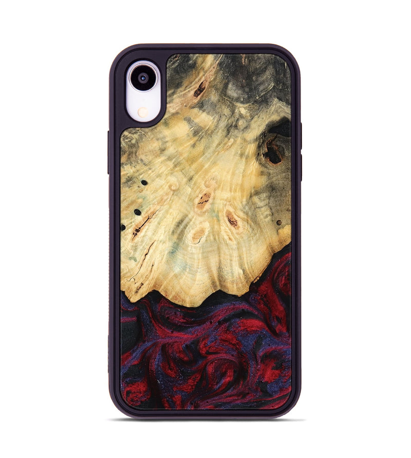 iPhone Xr Wood Phone Case - Zackary (Red, 782201)
