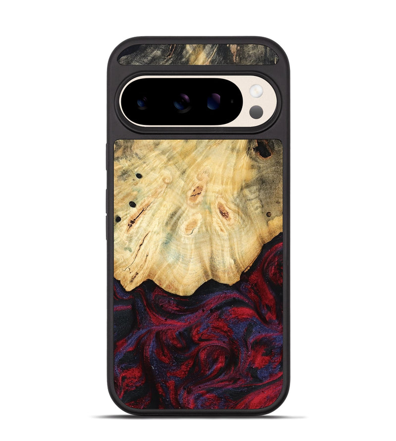 Pixel 10 Wood Phone Case - Zackary (Red, 782201)