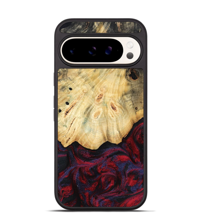 Pixel 9 Pro Wood Phone Case - Zackary (Red, 782201)