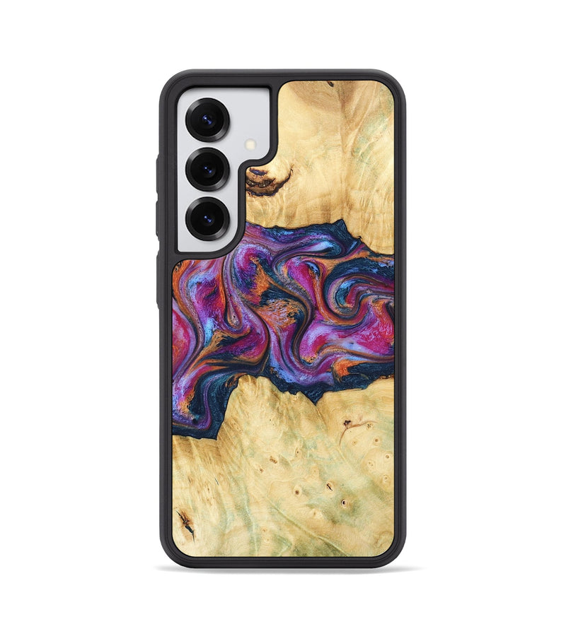 Galaxy S25 Wood Phone Case - Melodie (Blue, 782209)