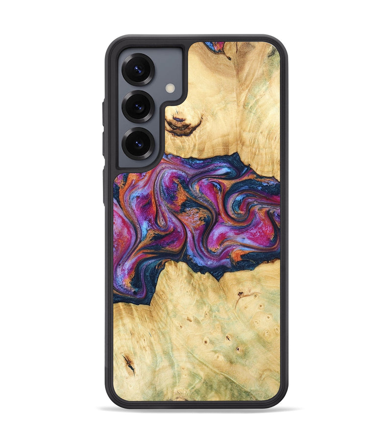 Galaxy S25 Plus Wood Phone Case - Melodie (Blue, 782209)