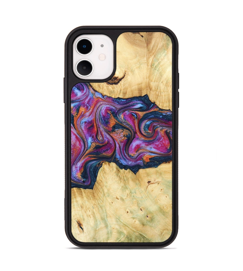 iPhone 11 Wood Phone Case - Melodie (Blue, 782209)