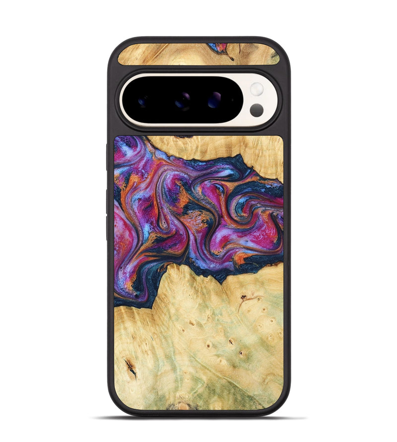 Pixel 9 Wood Phone Case - Melodie (Blue, 782209)