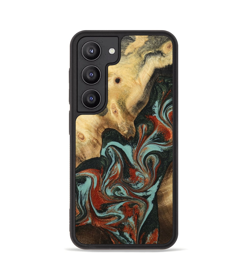 Galaxy S23 Wood Phone Case - Meir (Green, 782215)
