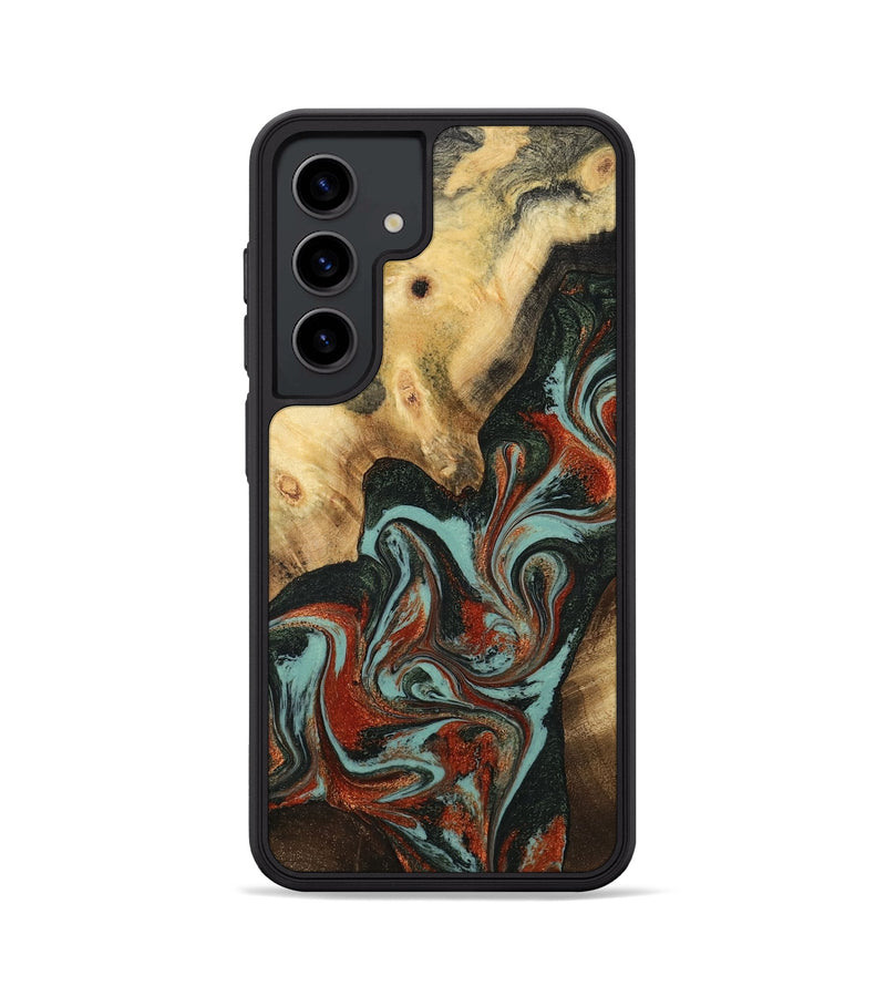 Galaxy S24 Wood Phone Case - Meir (Green, 782215)