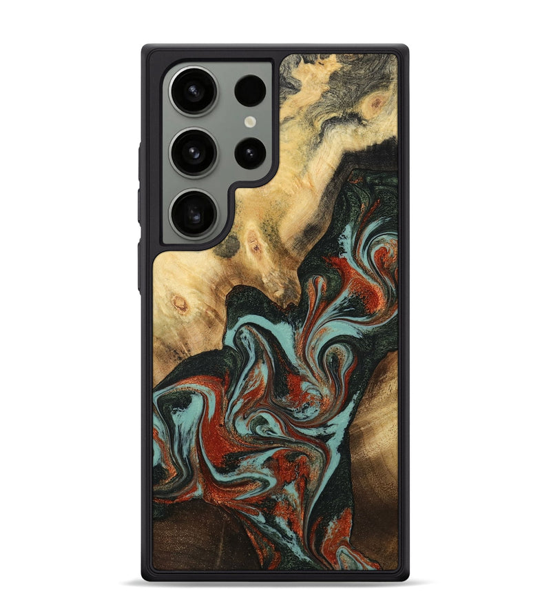 Galaxy S24 Ultra Wood Phone Case - Meir (Green, 782215)