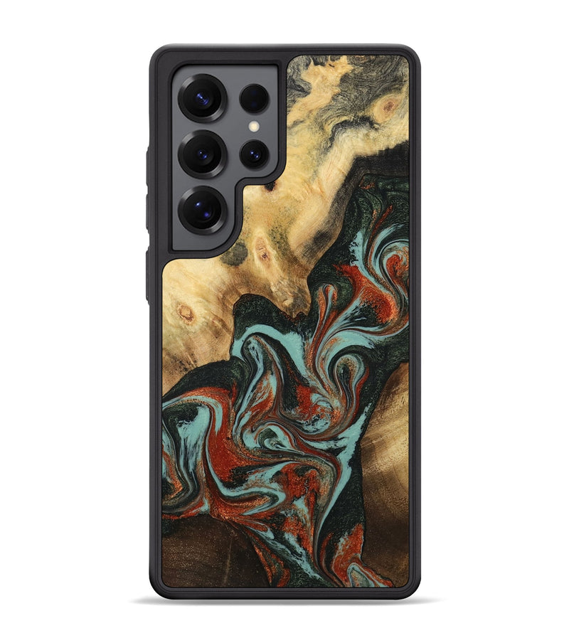 Galaxy S25 Ultra Wood Phone Case - Meir (Green, 782215)