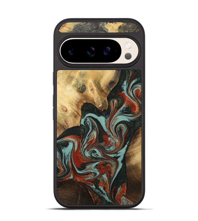 Pixel 10 Wood Phone Case - Meir (Green, 782215)