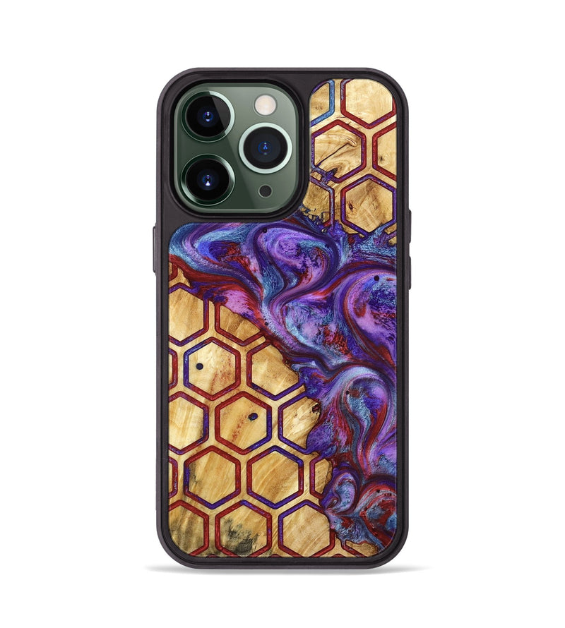iPhone 13 Pro Wood Phone Case - Yasmeen (Pattern, 782223)