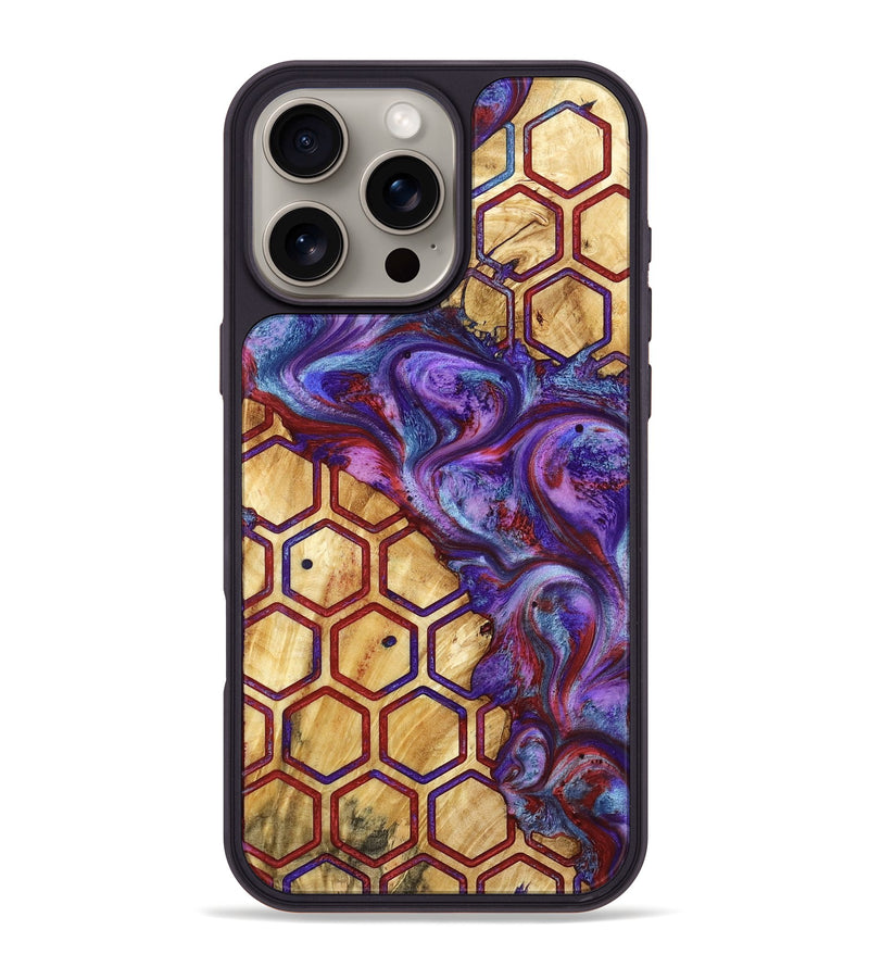 iPhone 16 Pro Max Wood Phone Case - Yasmeen (Pattern, 782223)