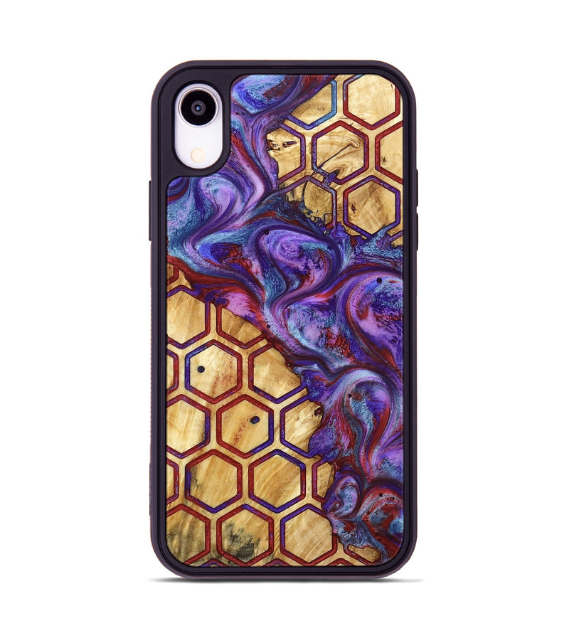 iPhone Xr Wood Phone Case - Yasmeen (Pattern, 782223)