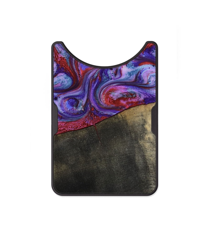 Alloy Wood Wallet - Candice (Purple, 782284)