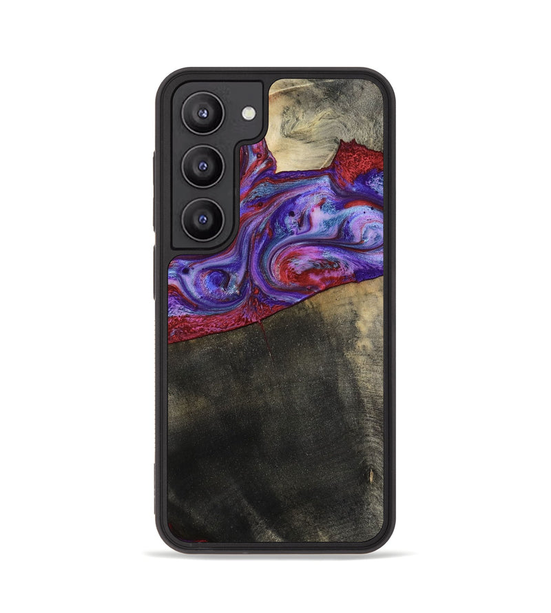 Galaxy S23 Wood Phone Case - Candice (Purple, 782284)