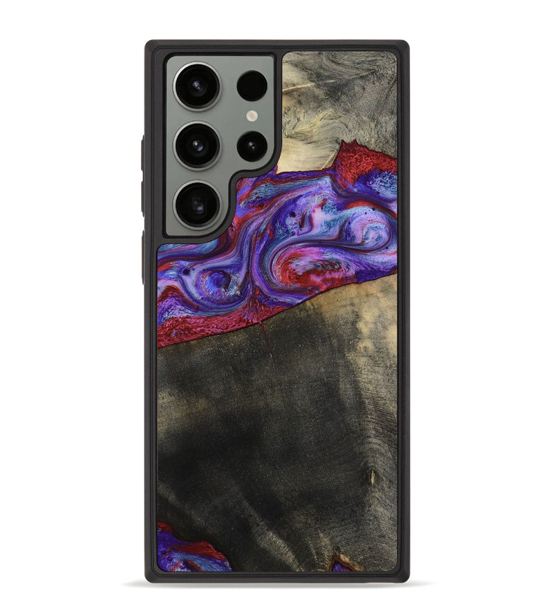 Galaxy S23 Ultra Wood Phone Case - Candice (Purple, 782284)