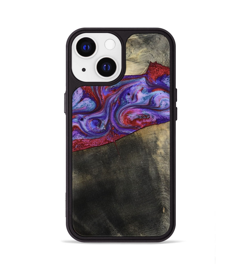 iPhone 13 Wood Phone Case - Candice (Purple, 782284)