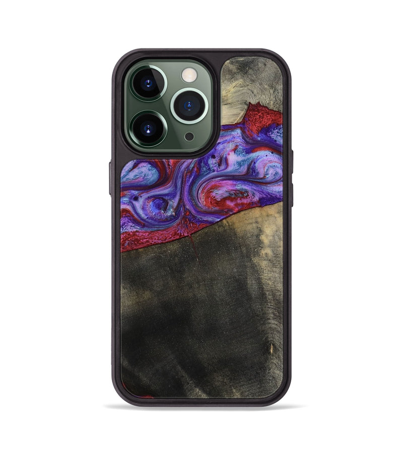 iPhone 13 Pro Wood Phone Case - Candice (Purple, 782284)