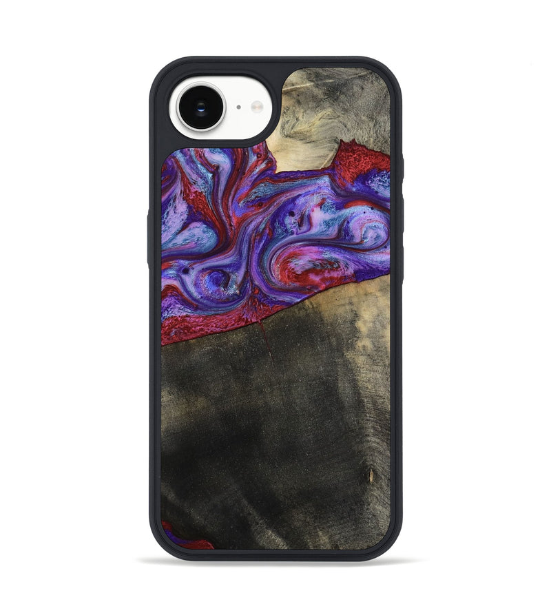 iPhone 16e Wood Phone Case - Candice (Purple, 782284)