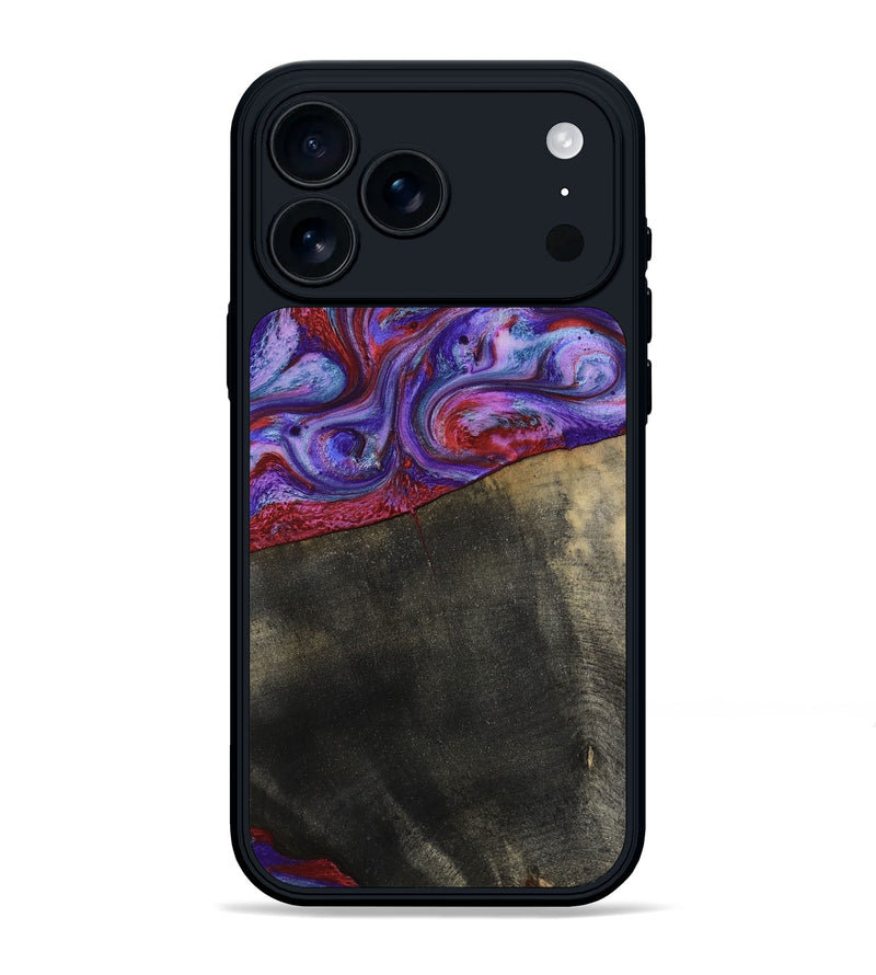 iPhone 17 Pro Max Wood Phone Case - Candice (Purple, 782284)