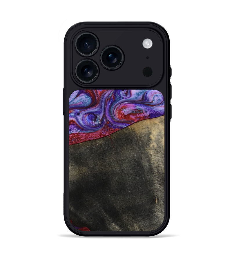 iPhone 17 Pro Wood Phone Case - Candice (Purple, 782284)