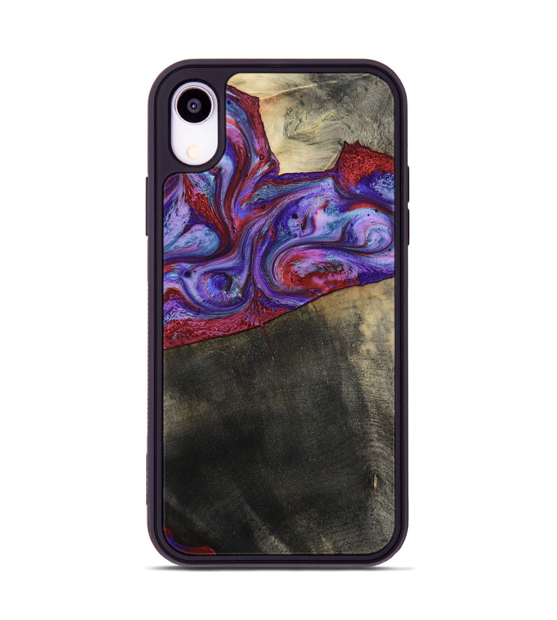iPhone Xr Wood Phone Case - Candice (Purple, 782284)