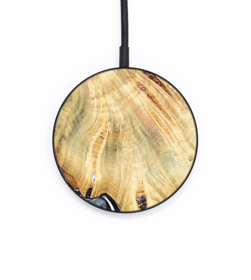 Circle Wood Wireless Charger - Jemma (Black & White, 782289)