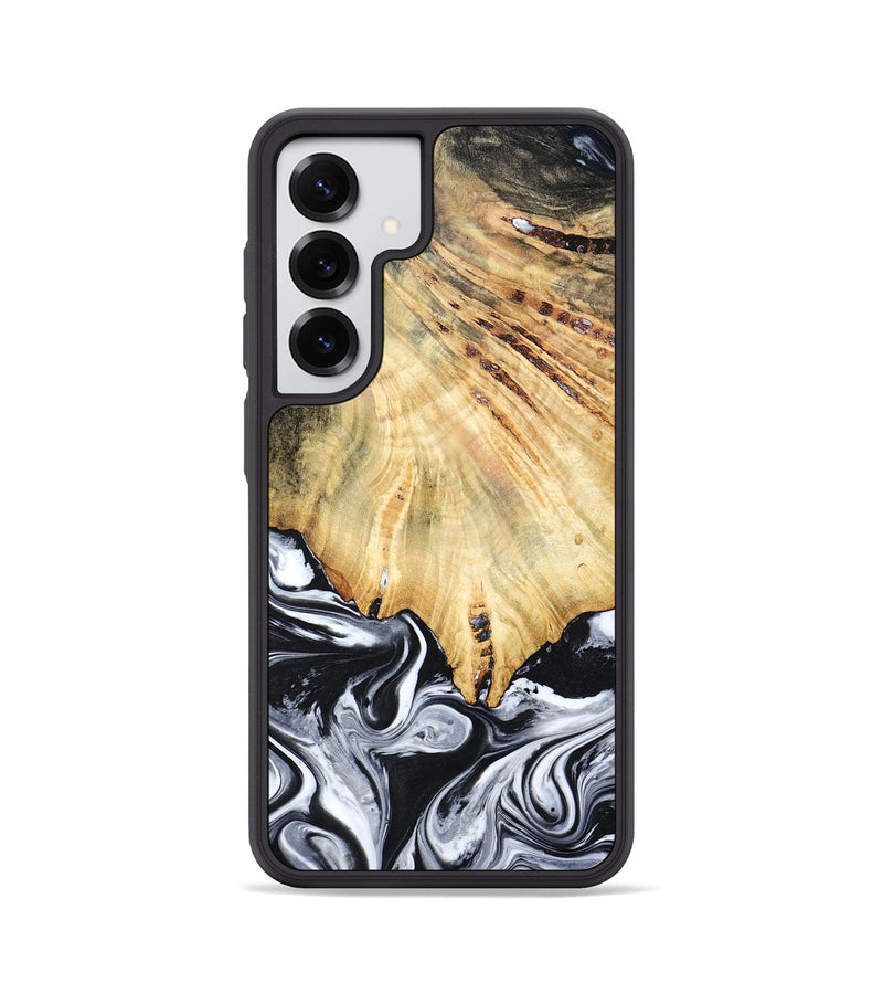Galaxy S25 Wood Phone Case - Jemma (Black & White, 782289)