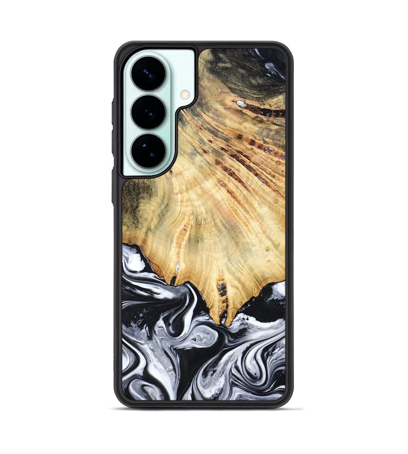 Galaxy S26 Plus Wood Phone Case - Jemma (Black & White, 782289)