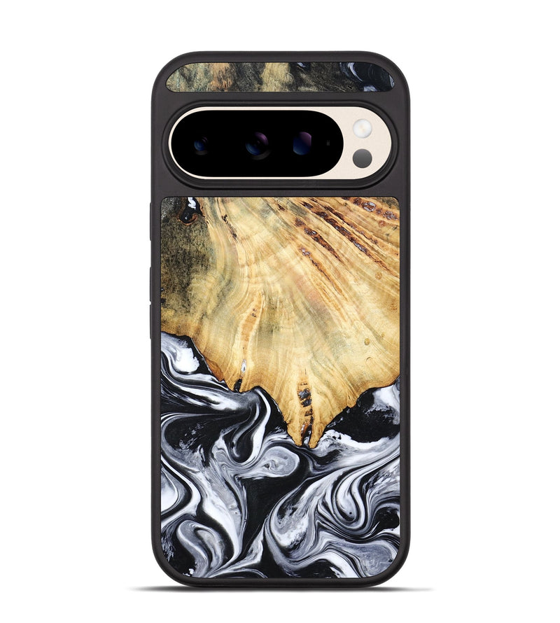 Pixel 10 Wood Phone Case - Jemma (Black & White, 782289)