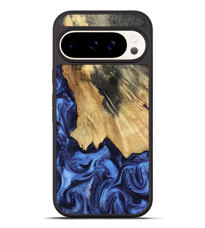 Pixel 9 Pro XL Wood Phone Case - Elenora (Blue, 782298)