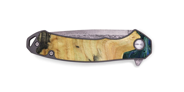EDC Wood Pocket Knife - Drew (Green, 782307)